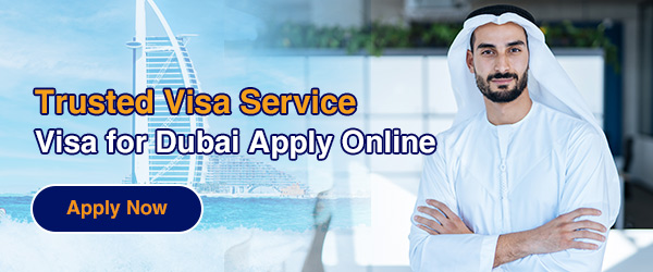 Dubai visa banner ad