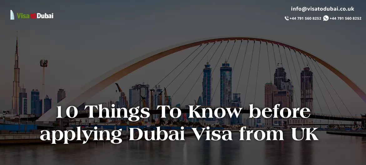 Applying Dubai Visa from UK