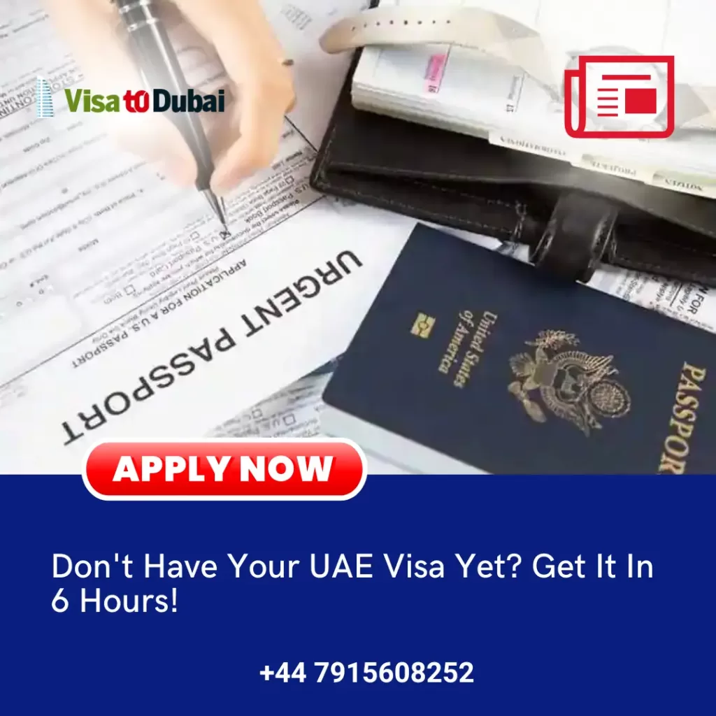 apply dubai visa from uk